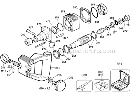 Part Location Diagram of N210233 DeWALT O Ring